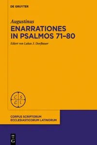 Enarrationes in Psalmos 71–80_cover