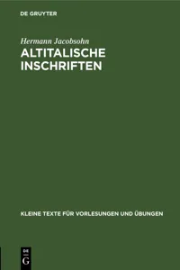 Altitalische Inschriften_cover