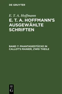 Phantasiestücke in Callot's Manier, zwei Theile_cover