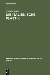 Die italienische Plastik_cover