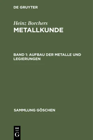 Aufbau der Metalle und Legierungen