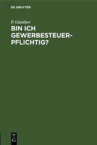 Bin ich gewerbesteuerpflichtig?_cover