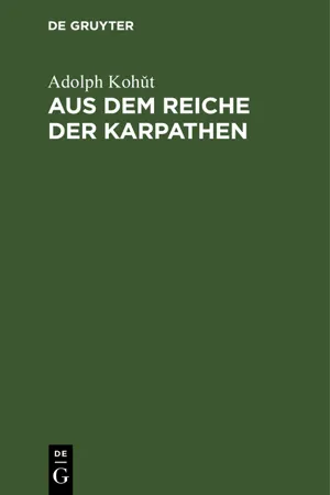 Aus dem Reiche der Karpathen