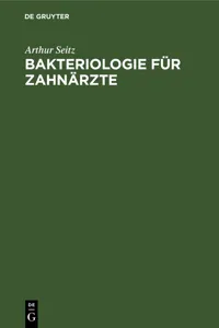 Bakteriologie für Zahnärzte_cover