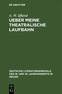 Ueber meine theatralische Laufbahn_cover