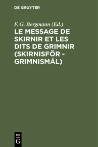 Le message de Skirnir et les dits de Grimnir_cover