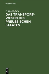 Das Transport-Wesen des Preußischen Staates_cover