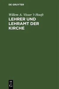 Lehrer und Lehramt der Kirche_cover