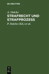 Strafrecht und Strafprozeß_cover