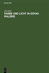 Farbe und Licht in Goyas Malerei_cover