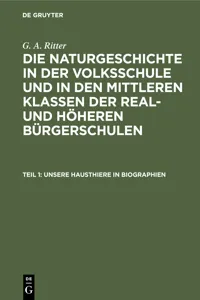 Unsere Hausthiere in Biographien_cover