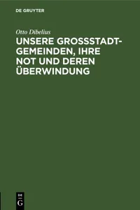 Unsere Großstadtgemeinden, ihre Not und deren Überwindung_cover