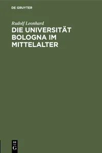 Die Universität Bologna im Mittelalter_cover