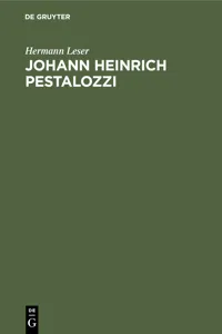 Johann Heinrich Pestalozzi_cover