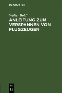 Anleitung zum Verspannen von Flugzeugen_cover