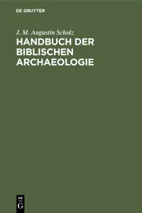 Handbuch der biblischen Archaeologie_cover