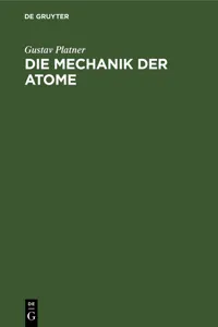Die Mechanik der Atome_cover