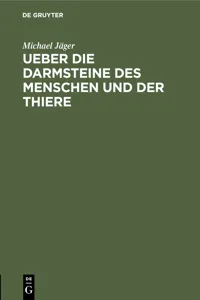 Ueber die Darmsteine des Menschen und der Thiere_cover