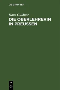 Die Oberlehrerin in Preußen_cover