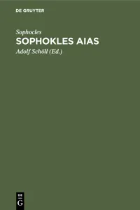 Sophokles Aias_cover