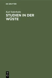 Studien in der Wüste_cover