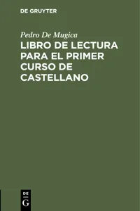 Libro de lectura para el primer curso de castellano_cover