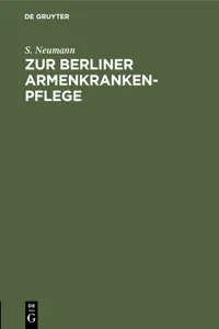 Zur Berliner Armenkrankenpflege_cover