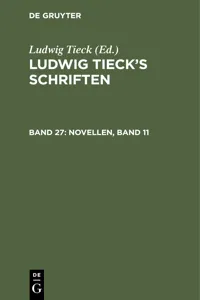 Novellen, Band 11_cover