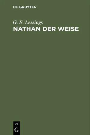 Nathan der Weise