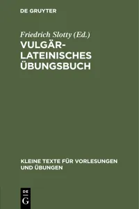 Vulgärlateinisches Übungsbuch_cover