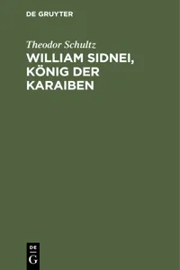 William Sidnei, König der Karaiben_cover