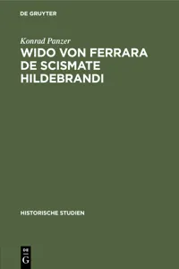 Wido von Ferrara De Scismate Hildebrandi_cover