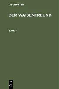 Der Waisenfreund. Band 1_cover