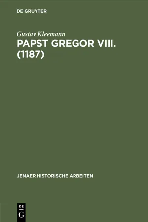 Papst Gregor VIII. (1187)