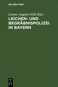 Leichen- und Begräbnispolizei in Bayern_cover