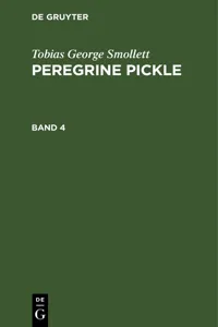 Tobias George Smollett: Peregrine Pickle. Band 4_cover