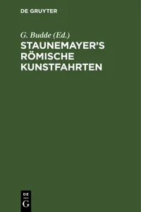 Staunemayer's römische Kunstfahrten_cover