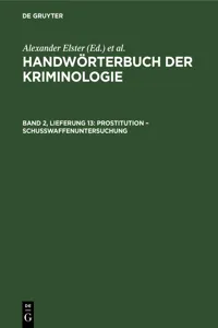 Prostitution – Schußwaffenuntersuchung_cover