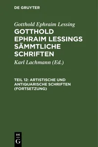 Artistische und antiquarische Schriften_cover