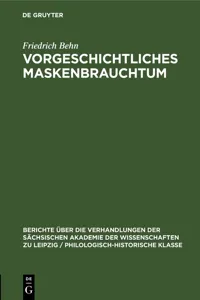 Vorgeschichtliches Maskenbrauchtum_cover