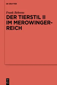 Der Tierstil II im Merowingerreich_cover