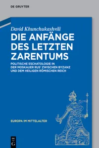 Die Anfänge des letzten Zarentums_cover