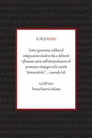 Il filo rosso