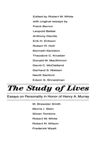 The Study of Lives_cover