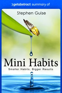 Summary of Mini Habits by Stephen Guise_cover