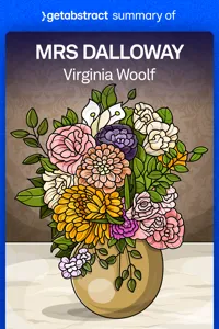 Summary of Mrs Dalloway by Virginia Woolf_cover