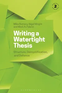 Writing a Watertight Thesis_cover