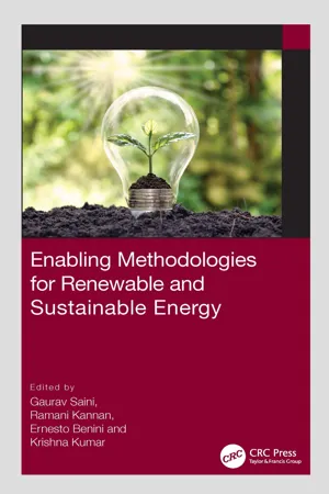 Enabling Methodologies for Renewable and Sustainable Energy