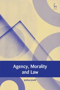 Agency, Morality and Law_cover