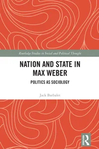 Nation and State in Max Weber_cover